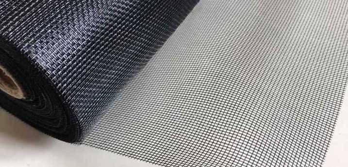 black coated wire mesh